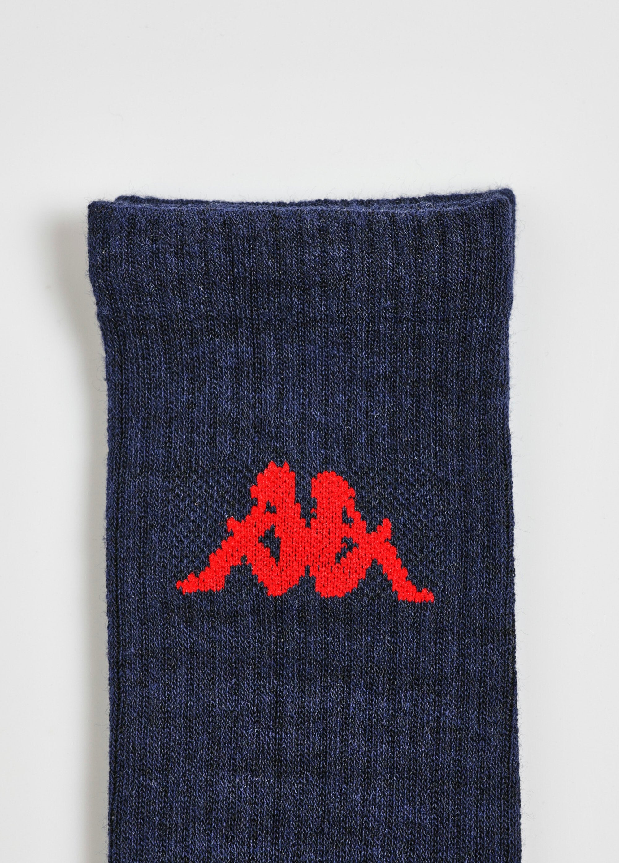 Pack_of_2_recycled_cotton_socks,_dark_Blue_and_gray_DE3_slim