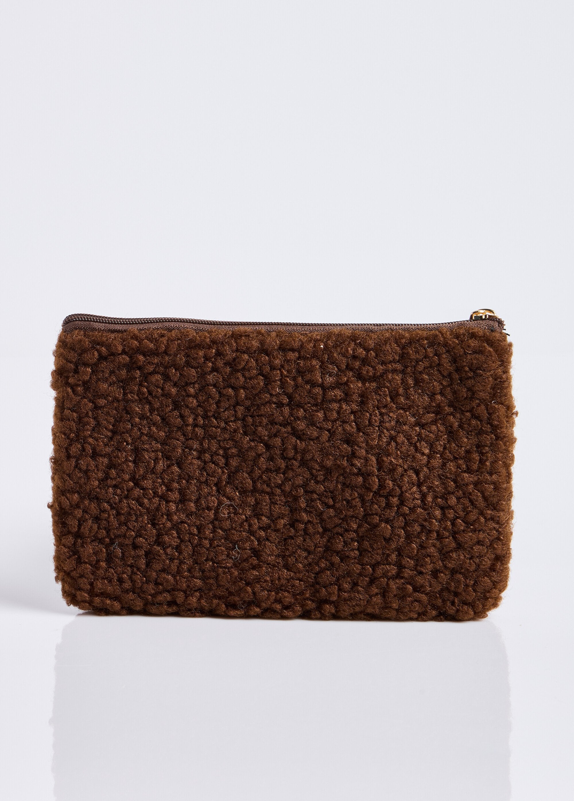 Furry_coin_purse,_Hug_kiss_Brown_DO1_slim