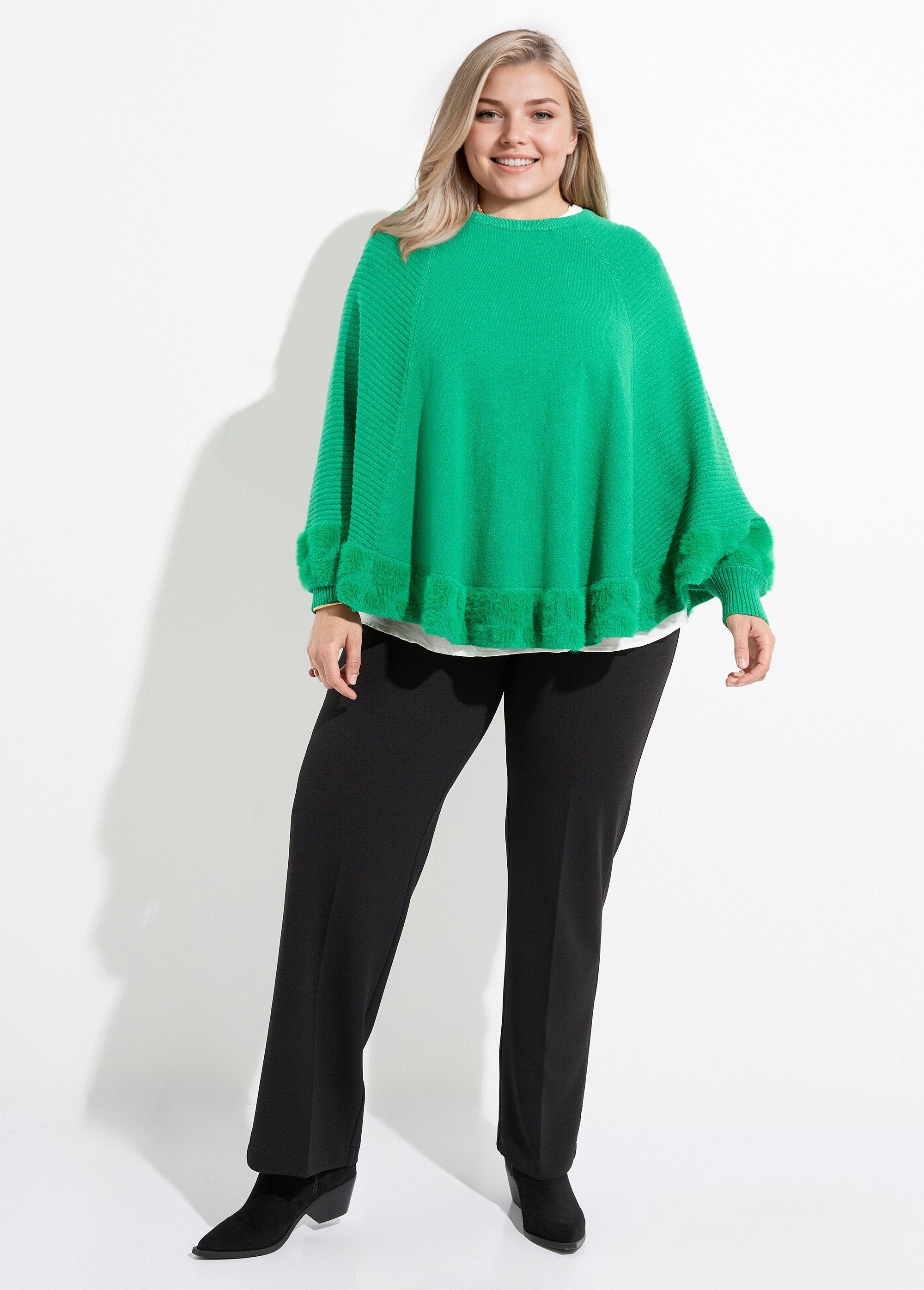 Heart-knit_cape_poncho_with_round_neck_Bright_green_SF1_curvy