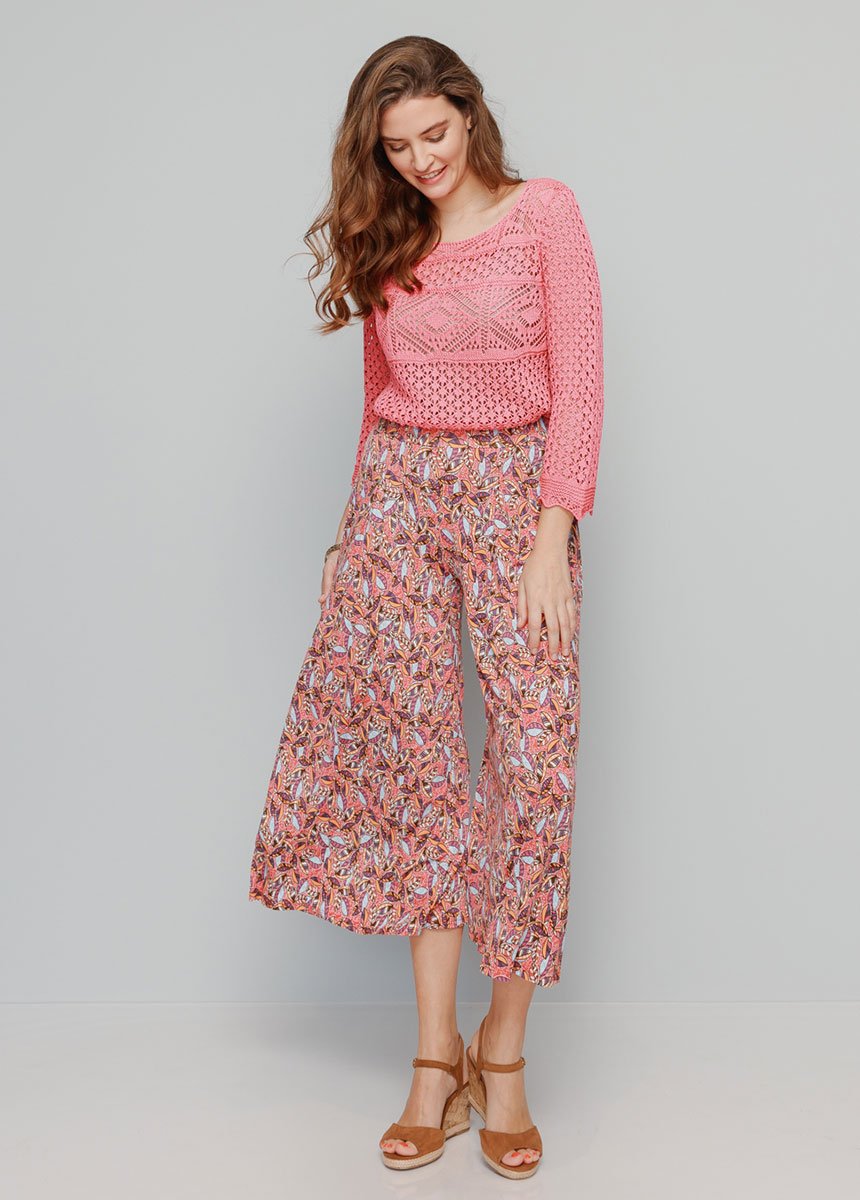 Openwork_crochet_effect_knit_sweater_Fuchsia_SF1_slim