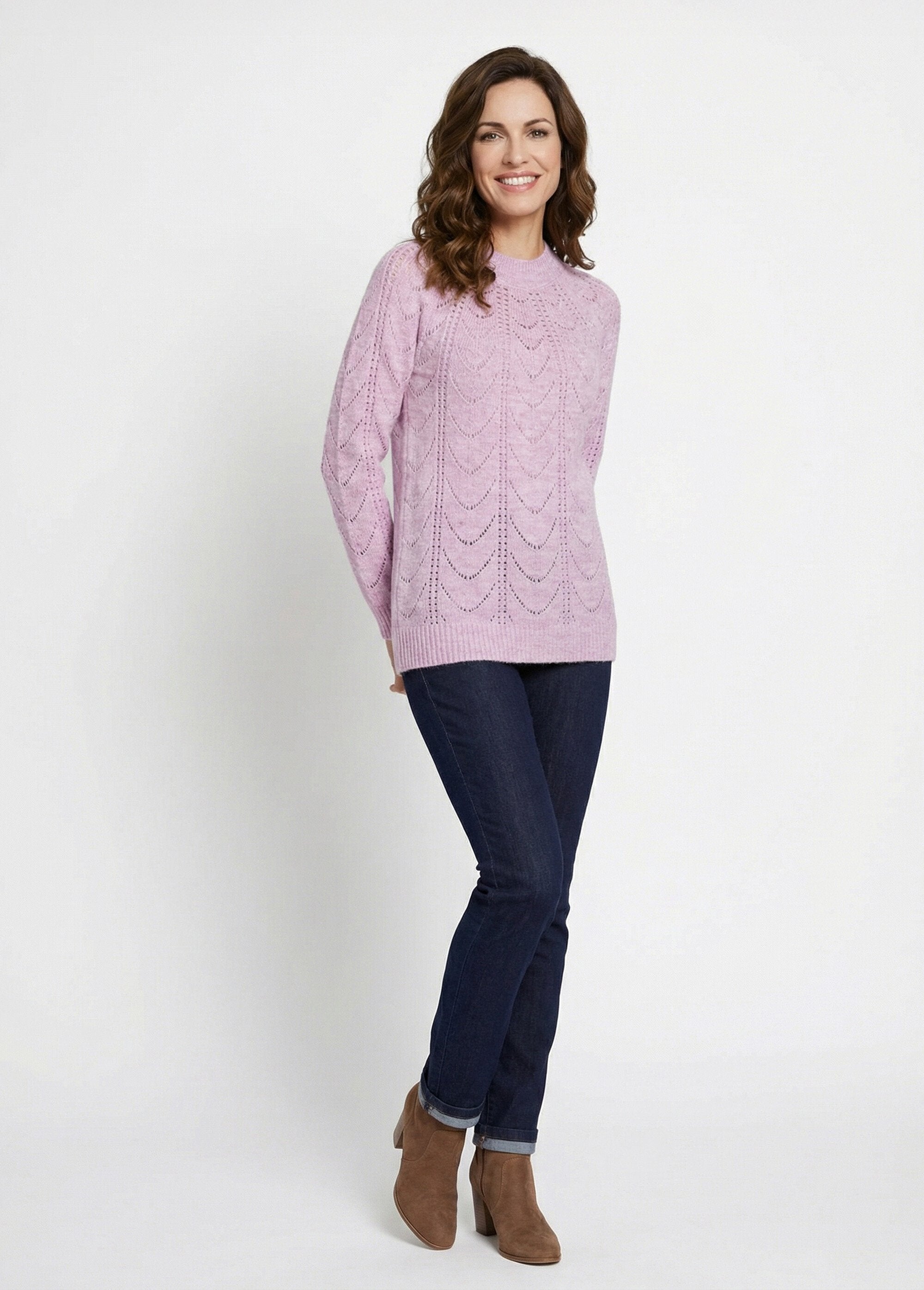 Round_neck_openwork_heathered_knit_sweater_Lilac_SF1_slim