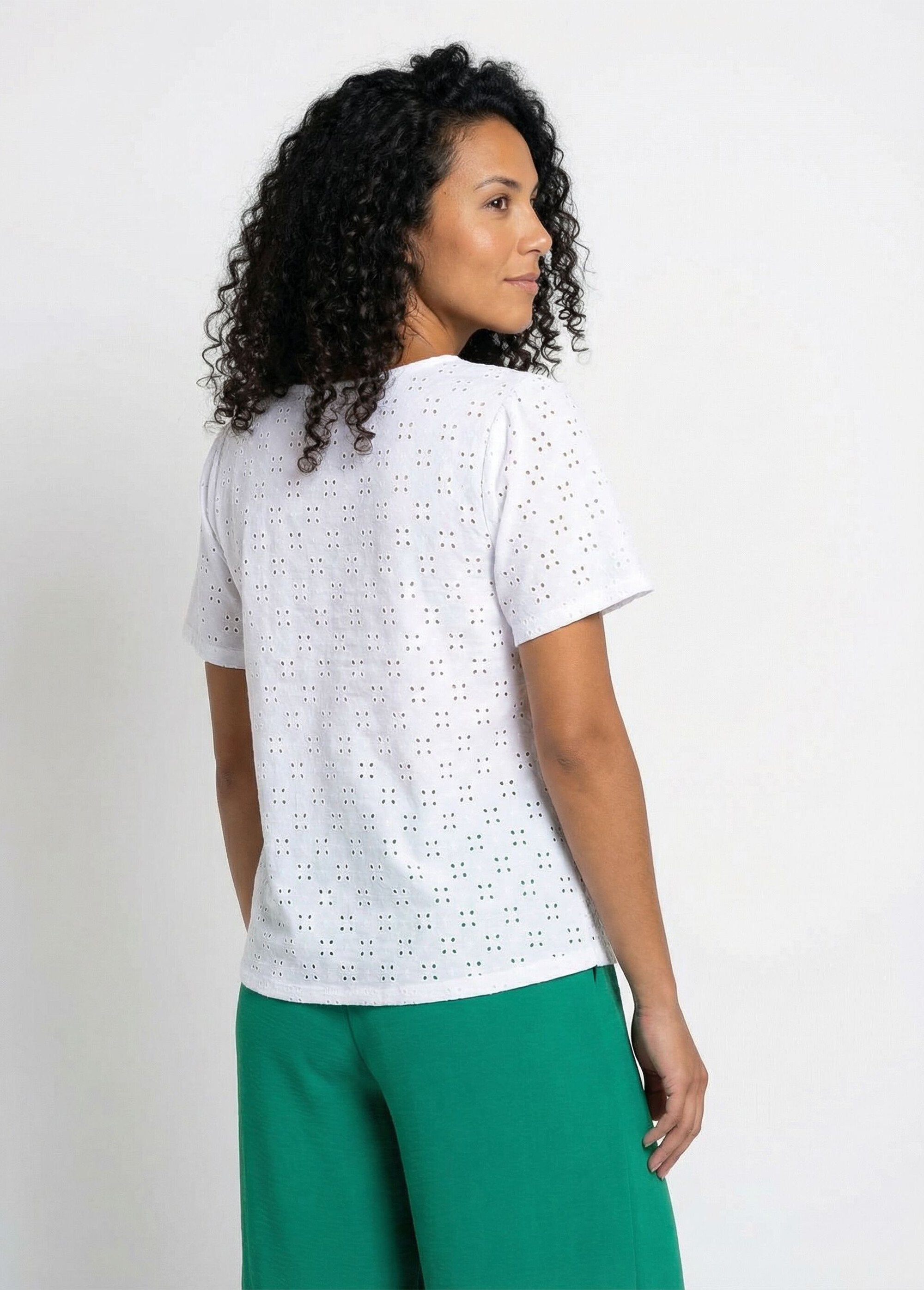 T-shirt_col_V_maille_effet_broderie_Blanc_DO1_slim