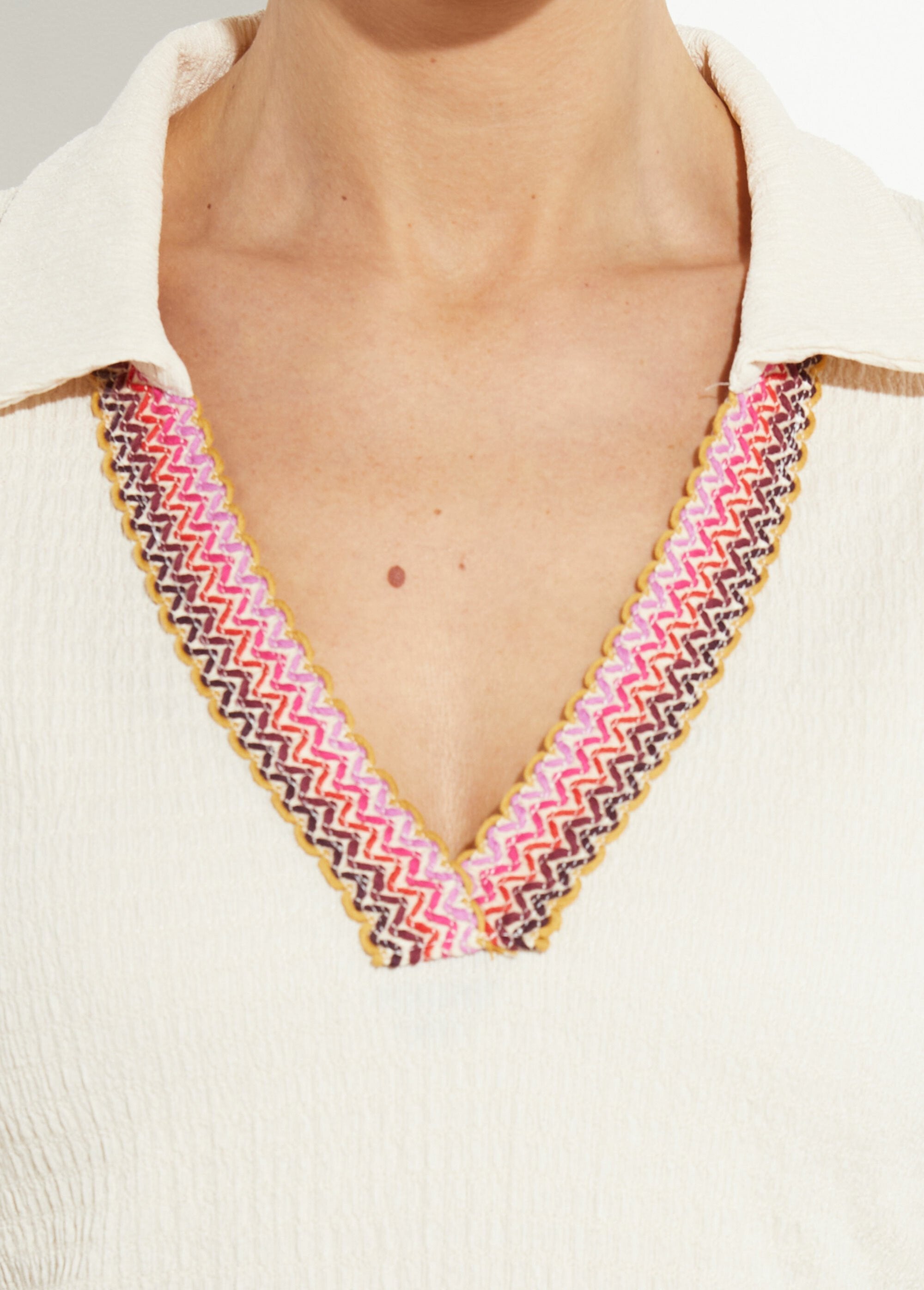 Tunique_gaufrée_col_V_fantaisie_Beige_DE1_slim