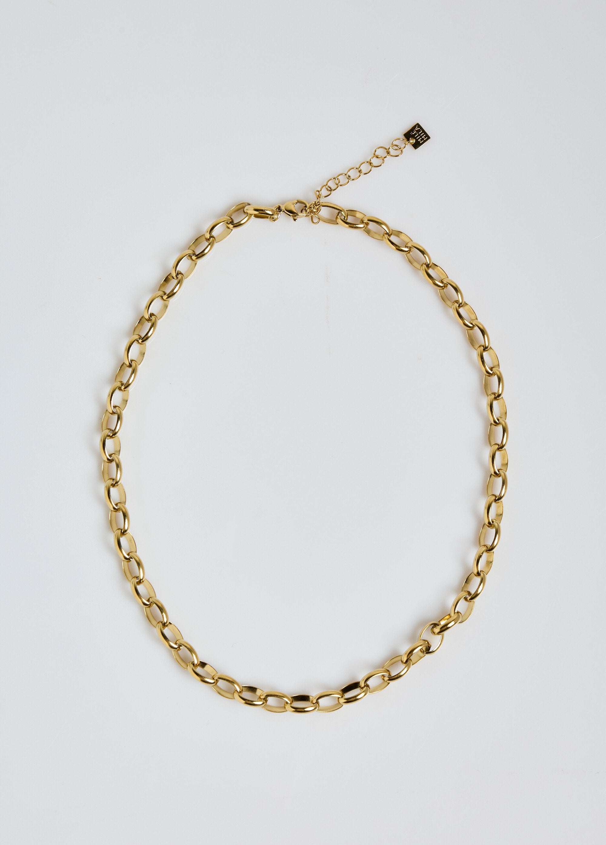 Collier_acier_inox,_maille_forçat_ovale_Dore_FA1_slim