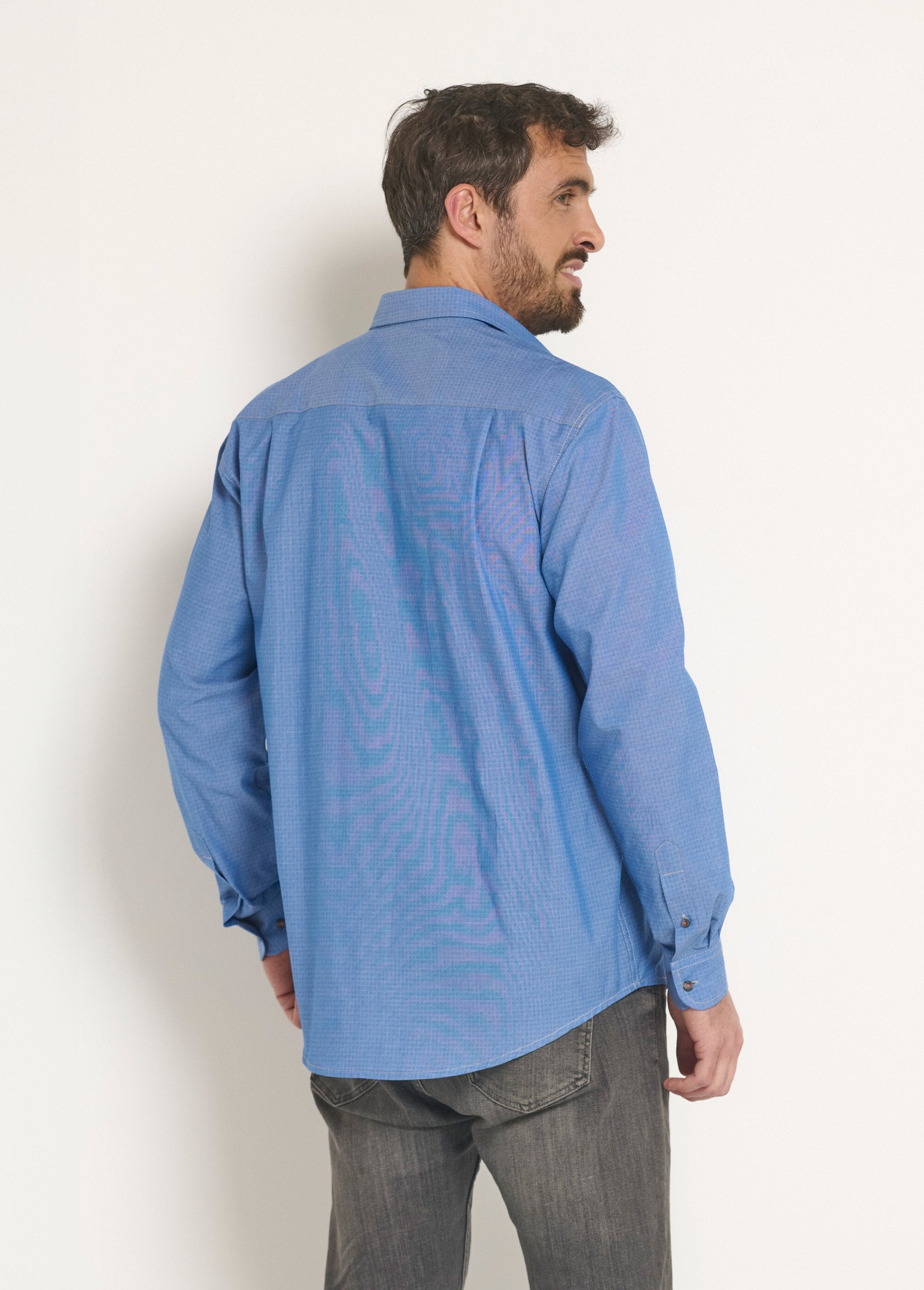 Printed_chambray_cotton_shirt_Blue_DO1_slim