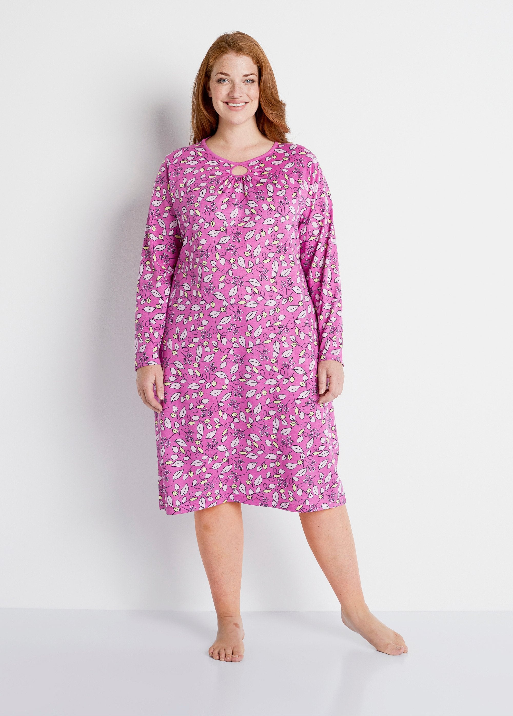 Plant_print_nightgown_Pink_FA1_curvy