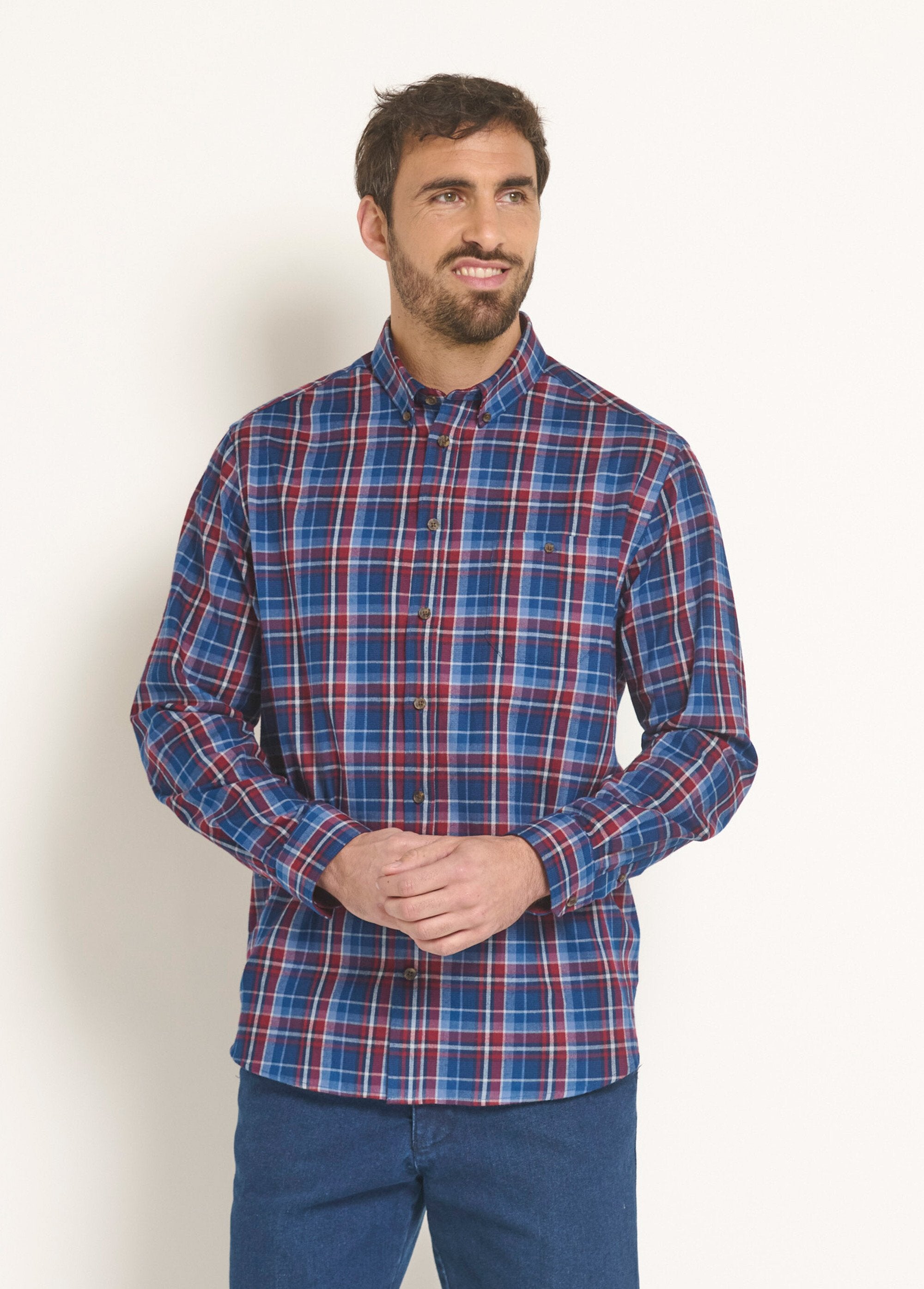 Flannel_shirt_with_velvet_details,_bright_Blue_tiles_FA1_slim