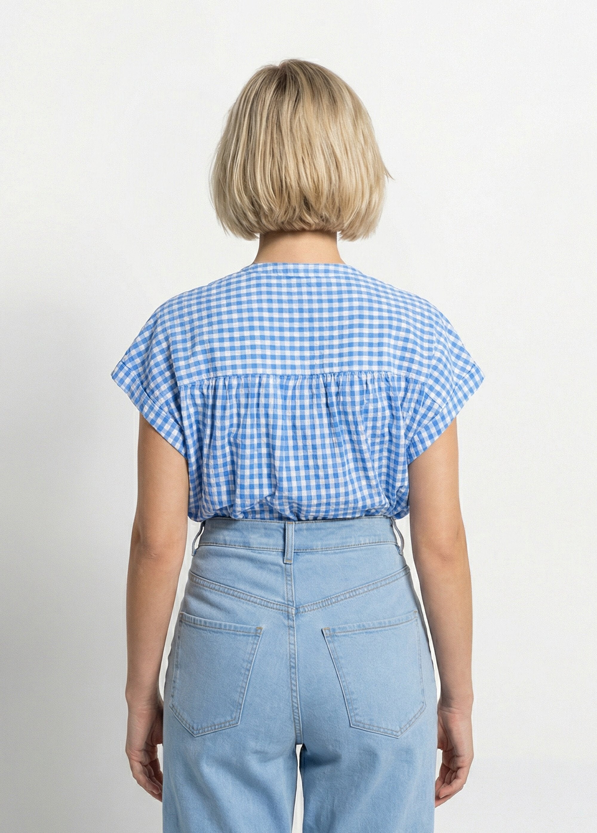 Short-sleeve_kimono_plaid_blouse_White_and_blue_DO1_slim