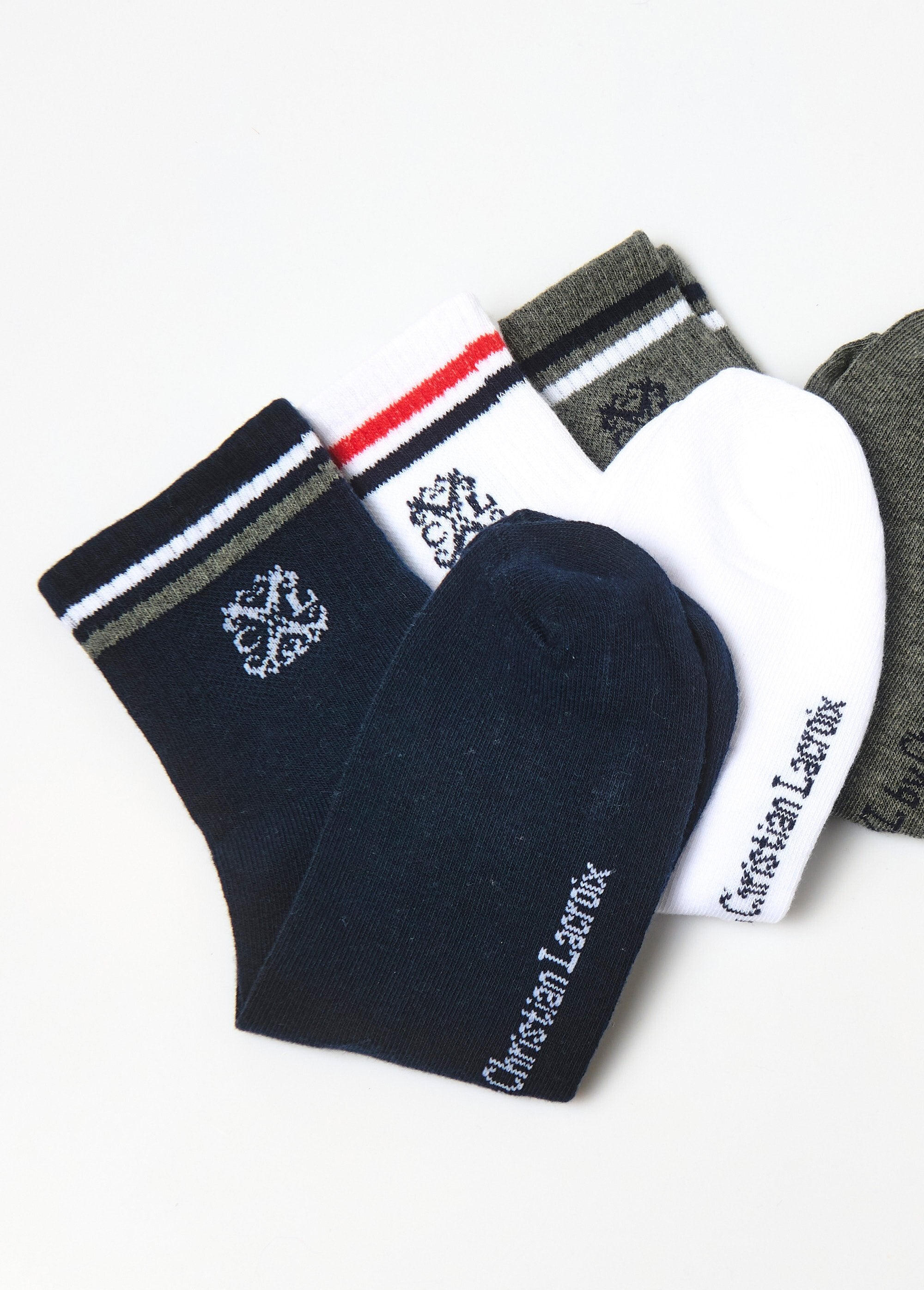 CXL_by_Christian_Lacroix®_-_Pack_of_3_striped_sports_socks_Grey_lot_3_DE1_slim