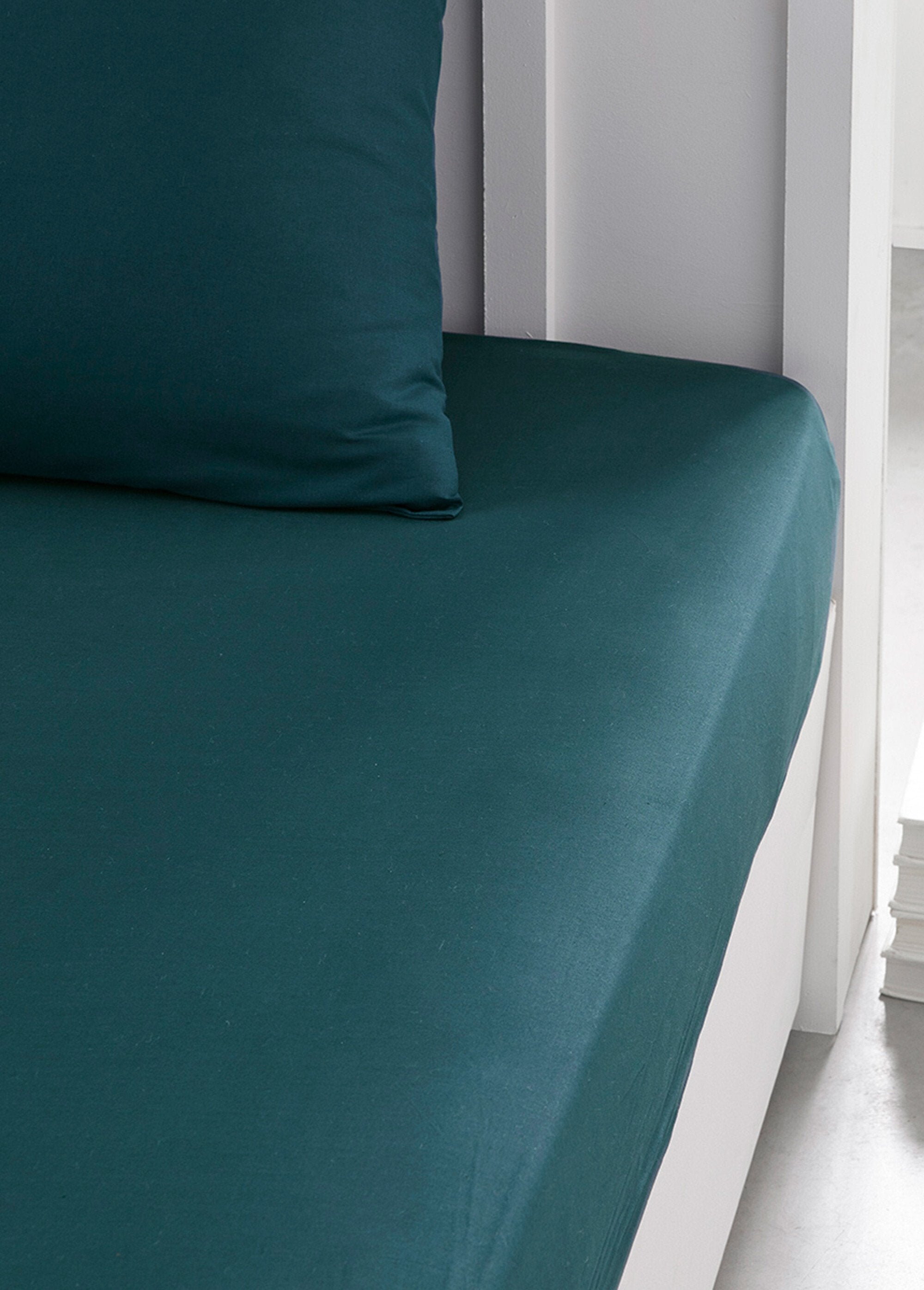 High-quality_pure_cotton_fitted_sheet_Peacock_DE1_slim