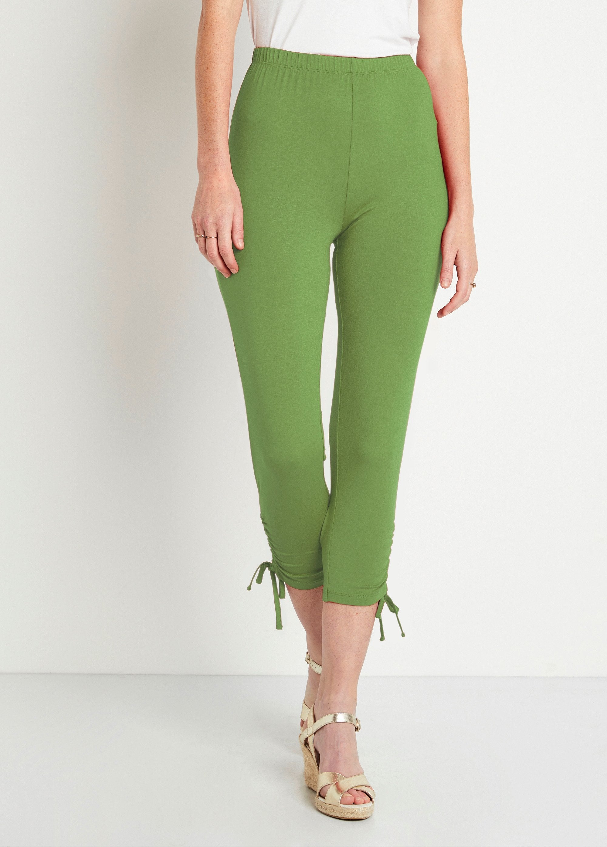 Short_leggings_with_elasticated_waistband_Plain_lime_FA1_slim