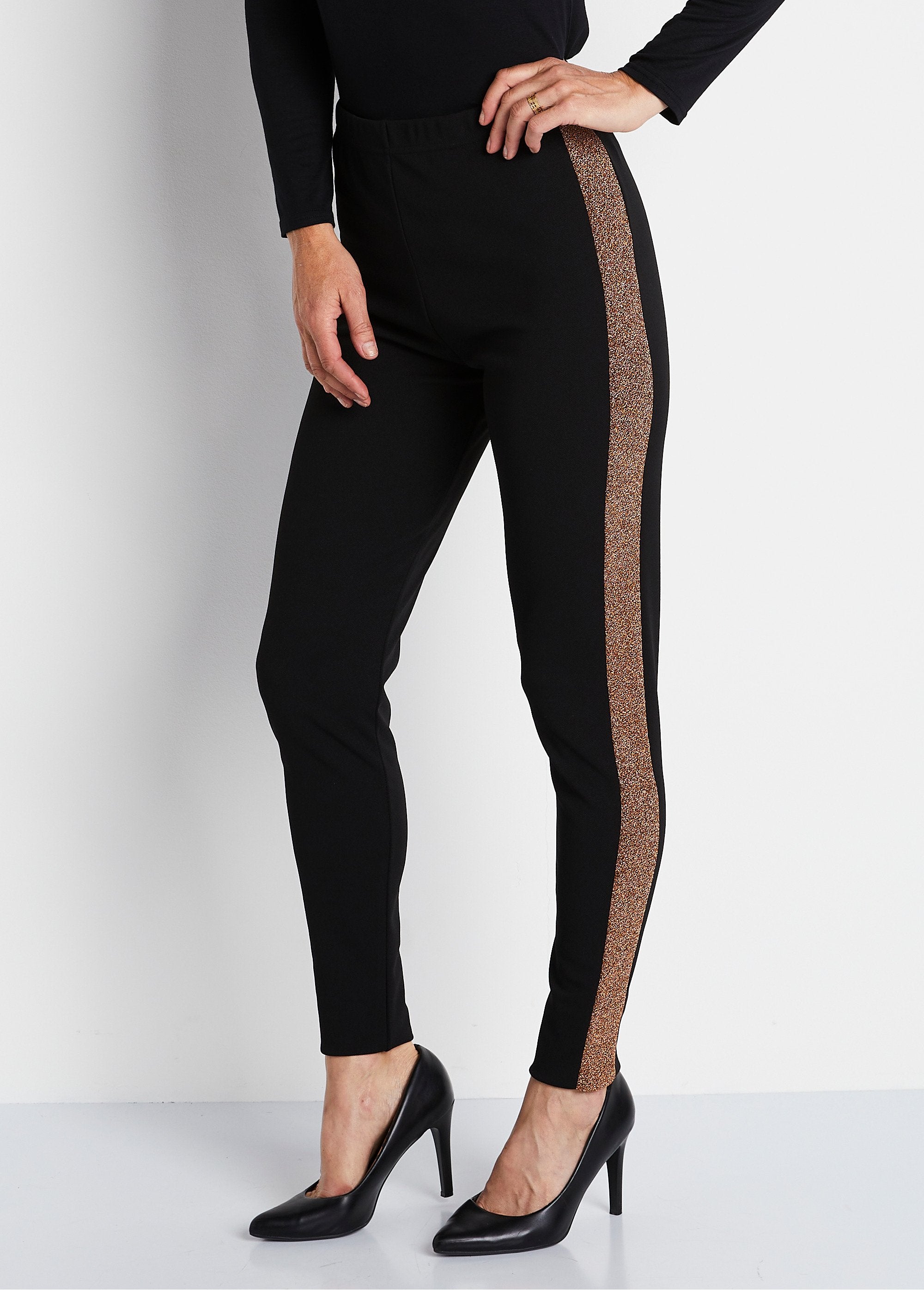 Leggings_with_elasticated_waist_and_shiny_sides_Black_DR1_slim