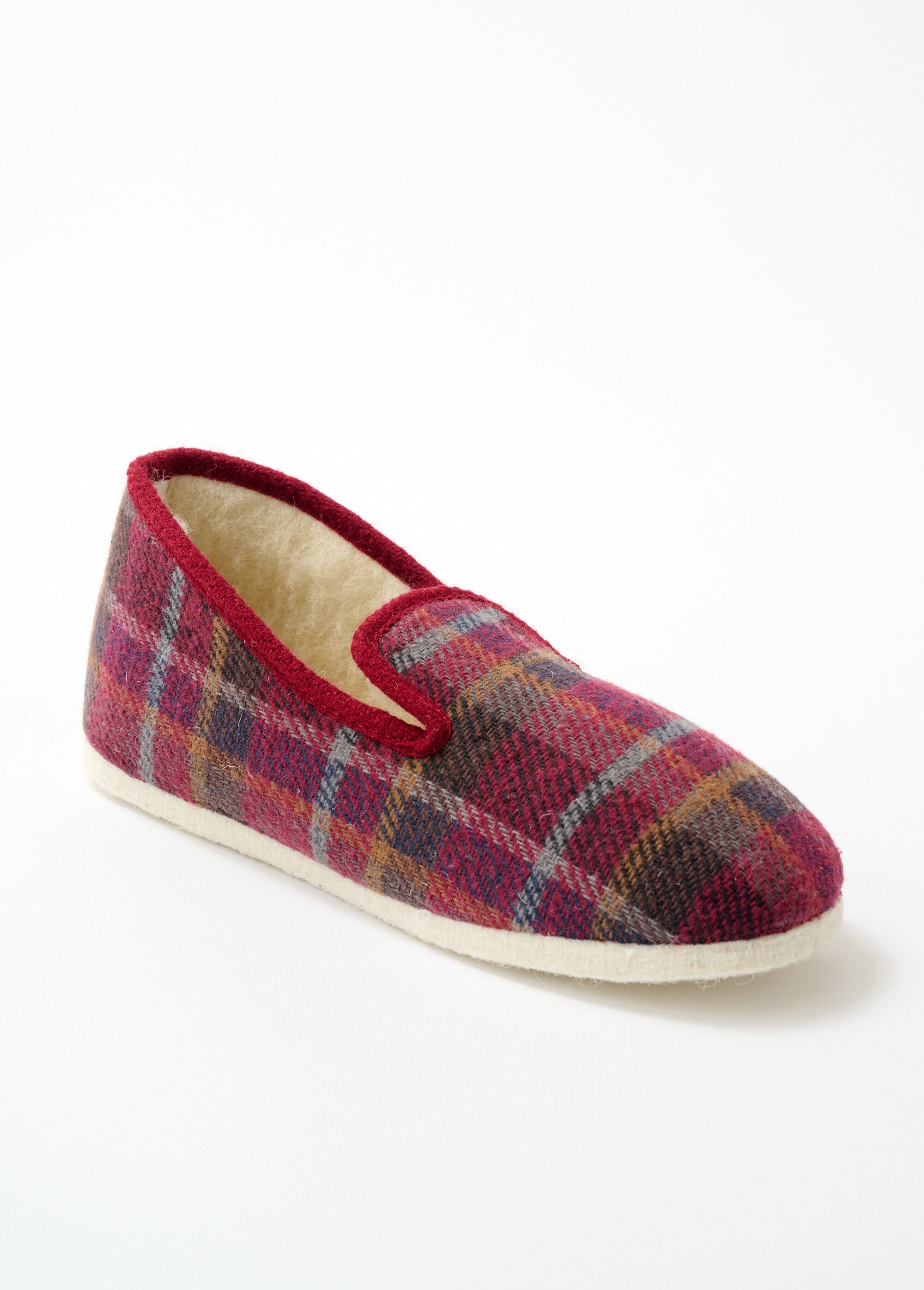 Mixed_slippers_comfort_width_felt_sole_Burgundy_Scottish_FA1_slim