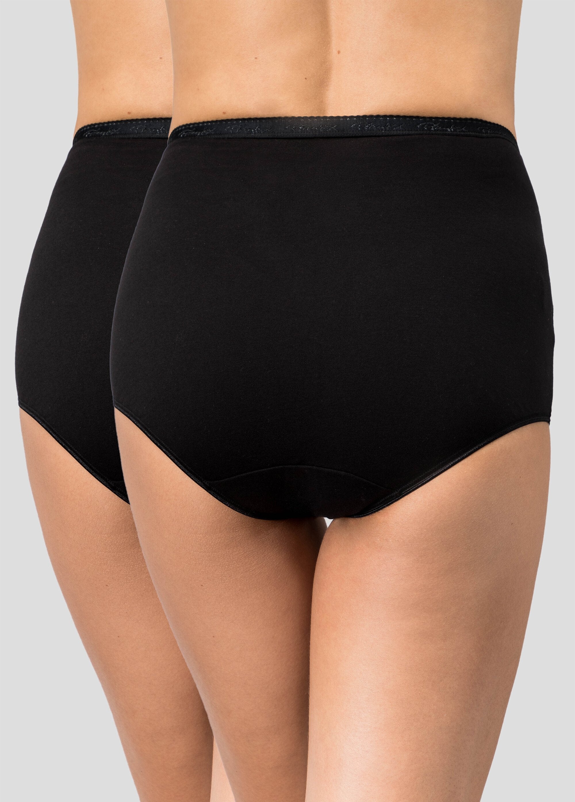 Playtex®_-_Pack_of_2_high-waisted_organic_cotton_briefs_Black_lot2_DO1_slim