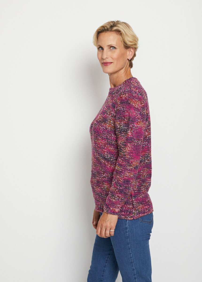 Round_neck_knitted_sweater_with_mouliné_effect_Blackcurrant_and_navy_DR1_slim