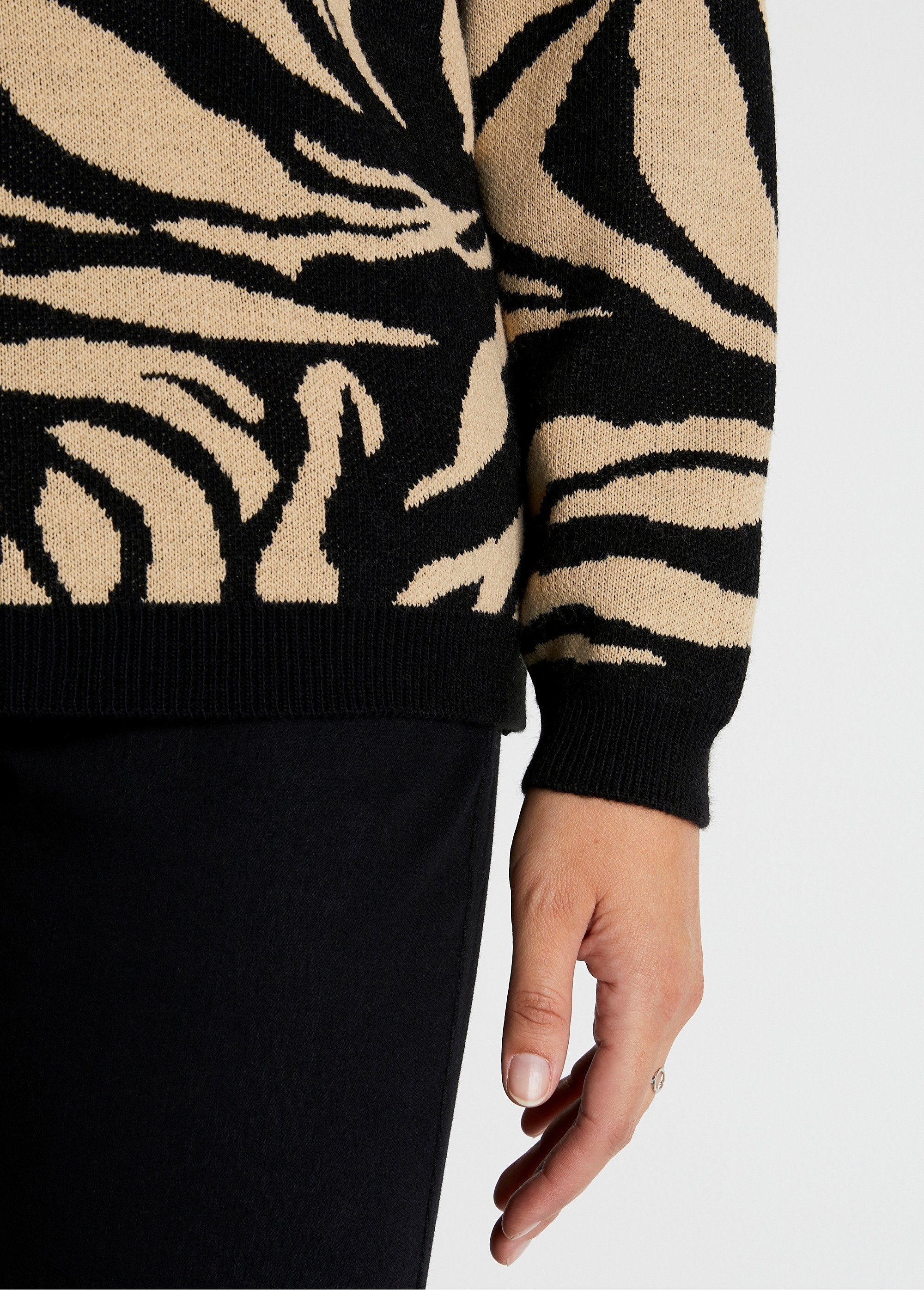 Soft_zebra_jacquard_round_neck_sweater_Beige_and_black_DE2_curvy