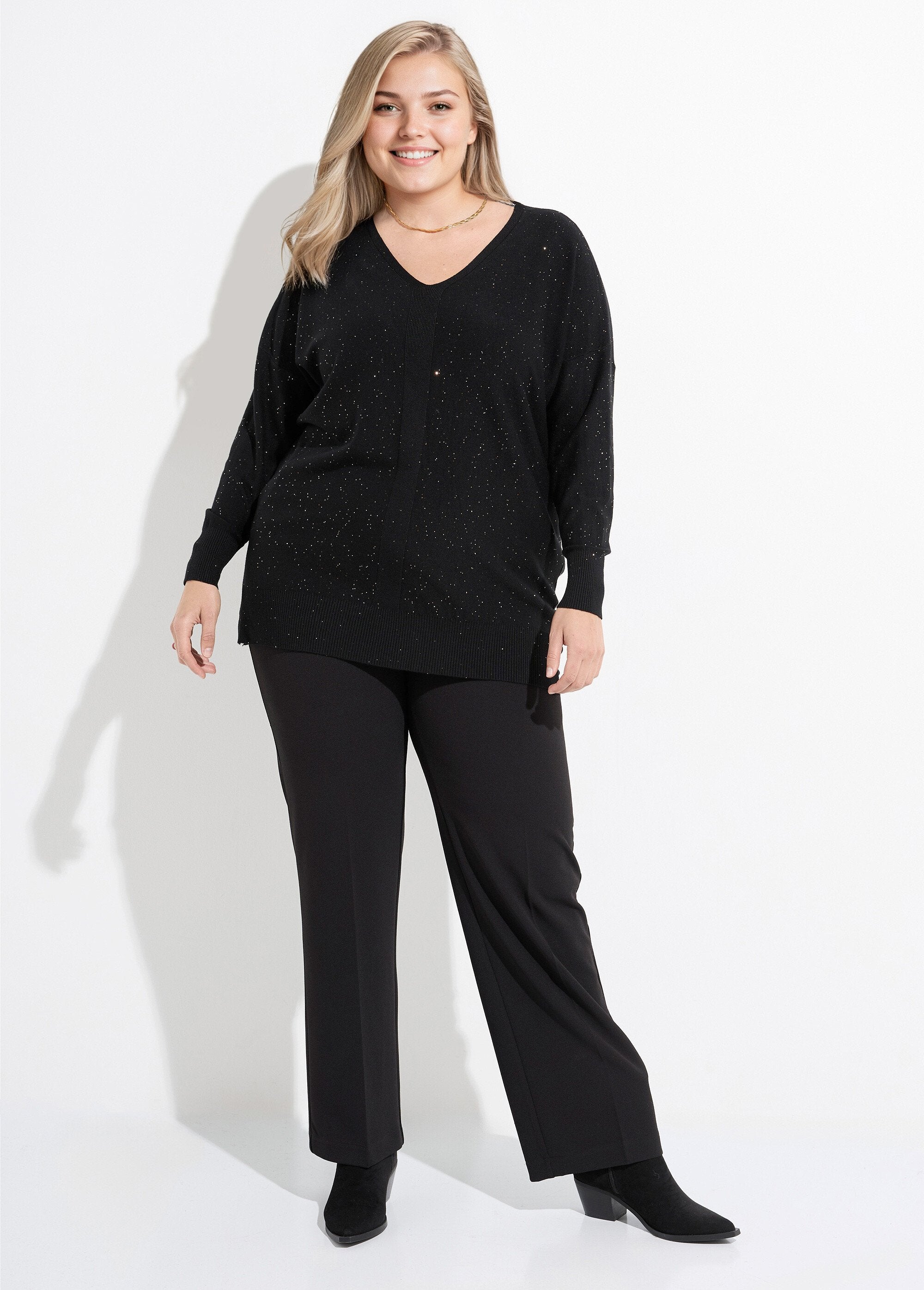 Pull_maille_fine_jauge_avec_mini_sequins_Noir_SF1_curvy