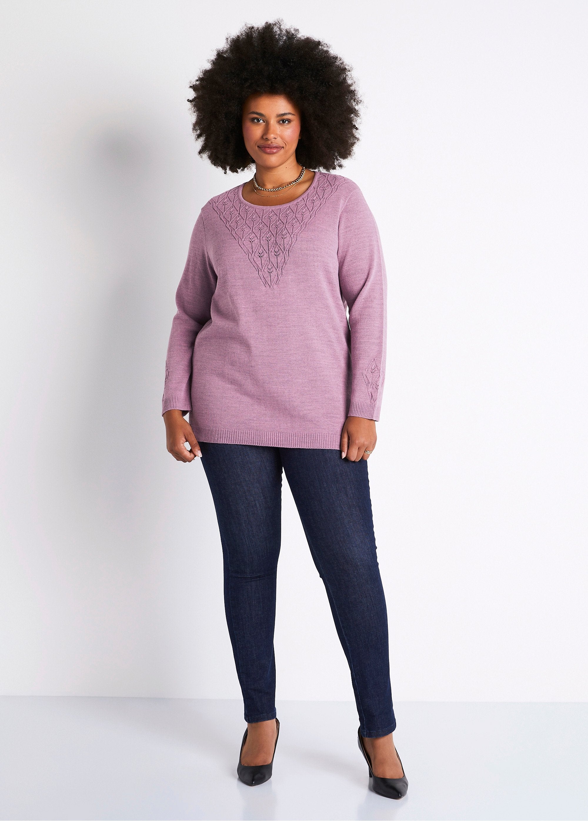 Round_neck_heather_openwork_tunic_sweater_China_parma_SF1_curvy