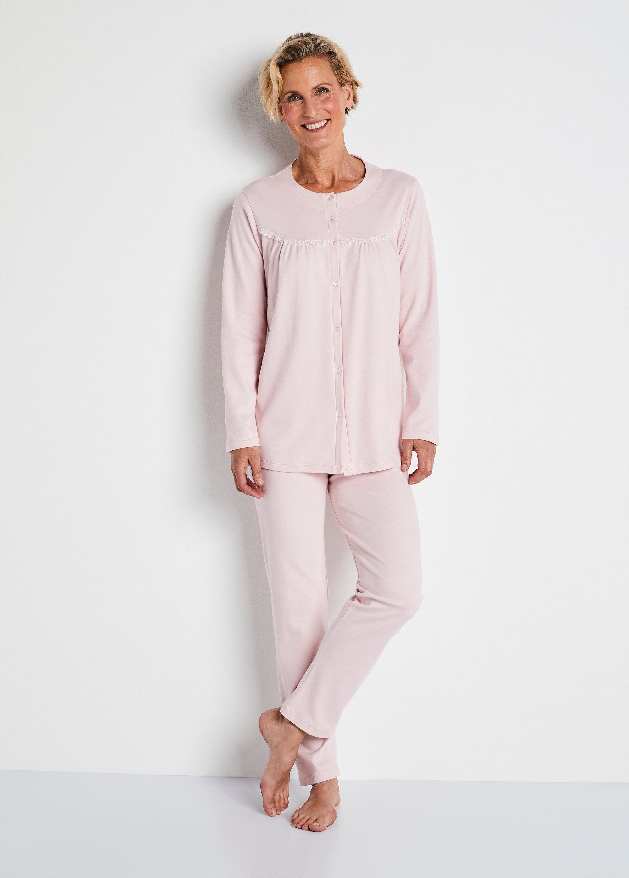 Plain_lace_interlock_knit_pajamas_Pink_FA1_slim