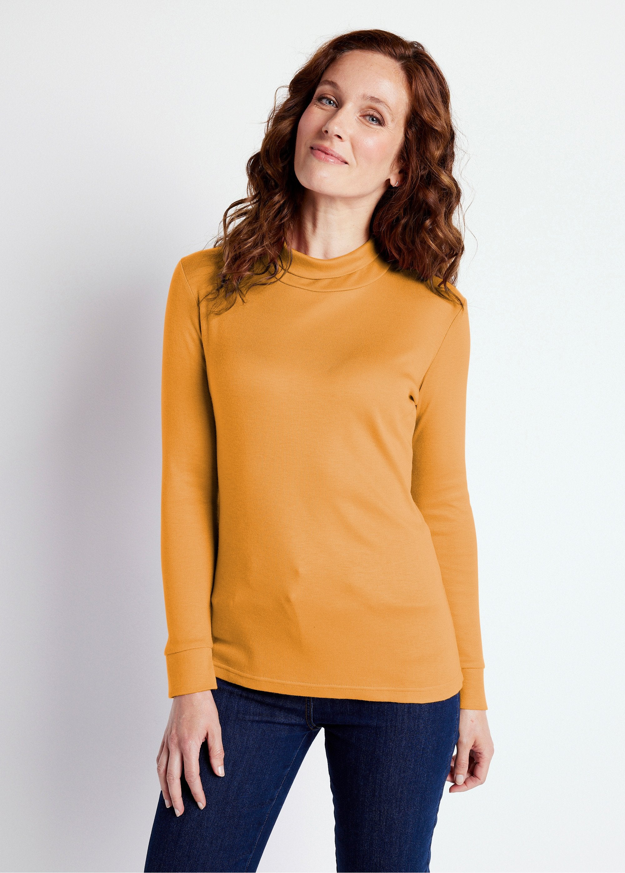 Warm_turtleneck_undershirt_in_plain_interlock_knit_Honey_FA1_slim