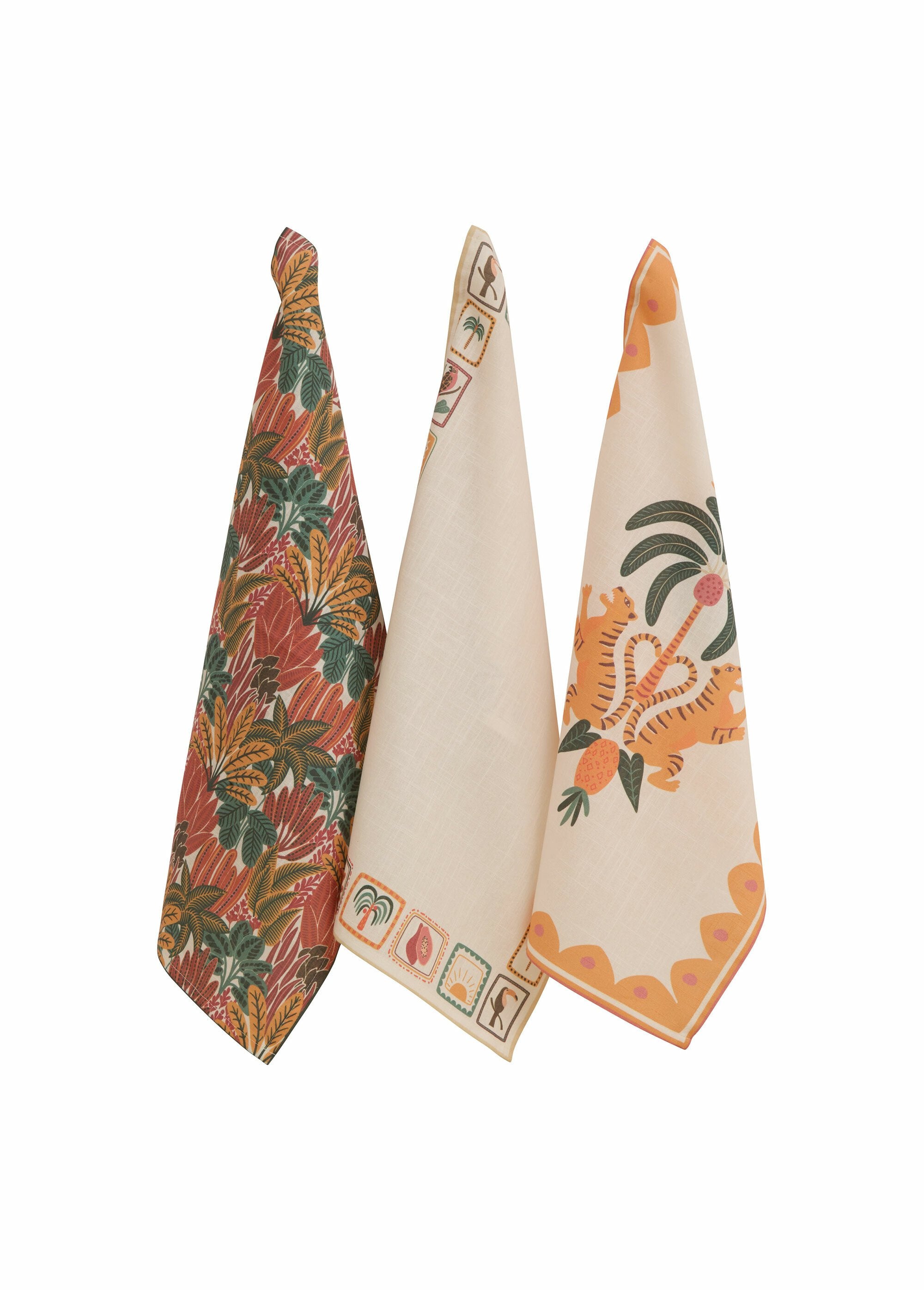 Torchons_en_coton,_motifs_jungle_Multicolore_FA1_slim