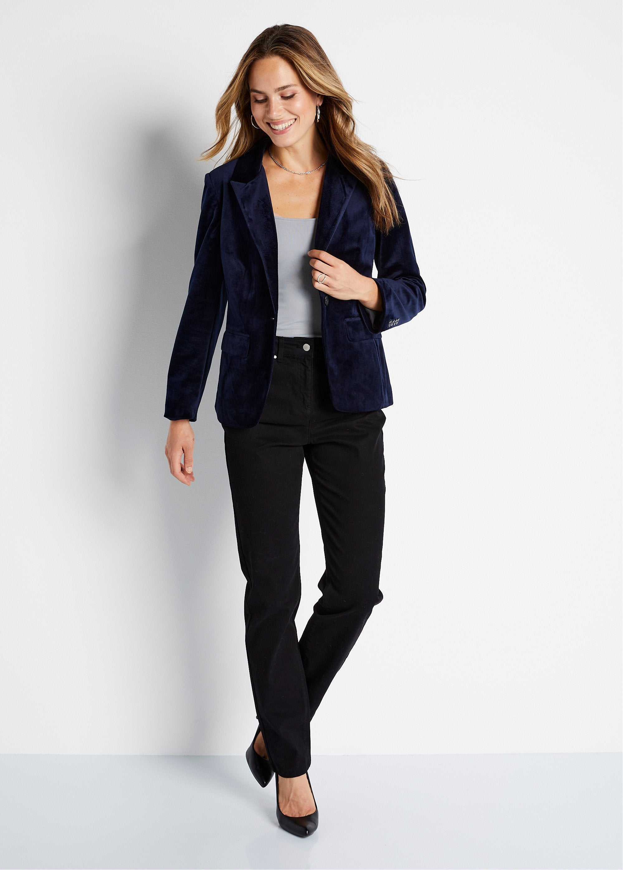 Straight_plain_velvet_blazer_jacket_with_tailored_collar_Marine_SF1_slim